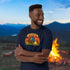 Life is Better by a Campfire Crewneck T-Shirt-Unisex